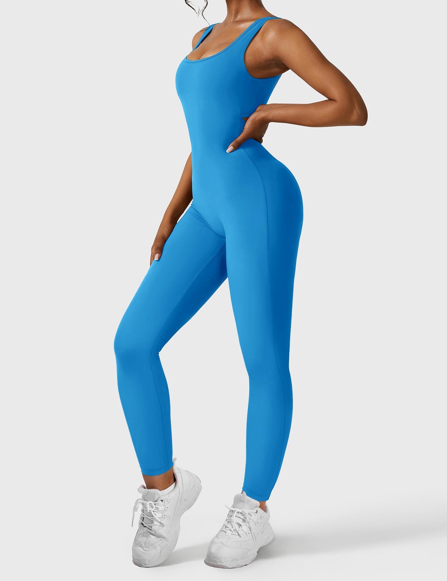 Yeoreo Lizvette jumpsuit met V-rug