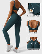 Yeoreo Lizvette jumpsuit met V-rug