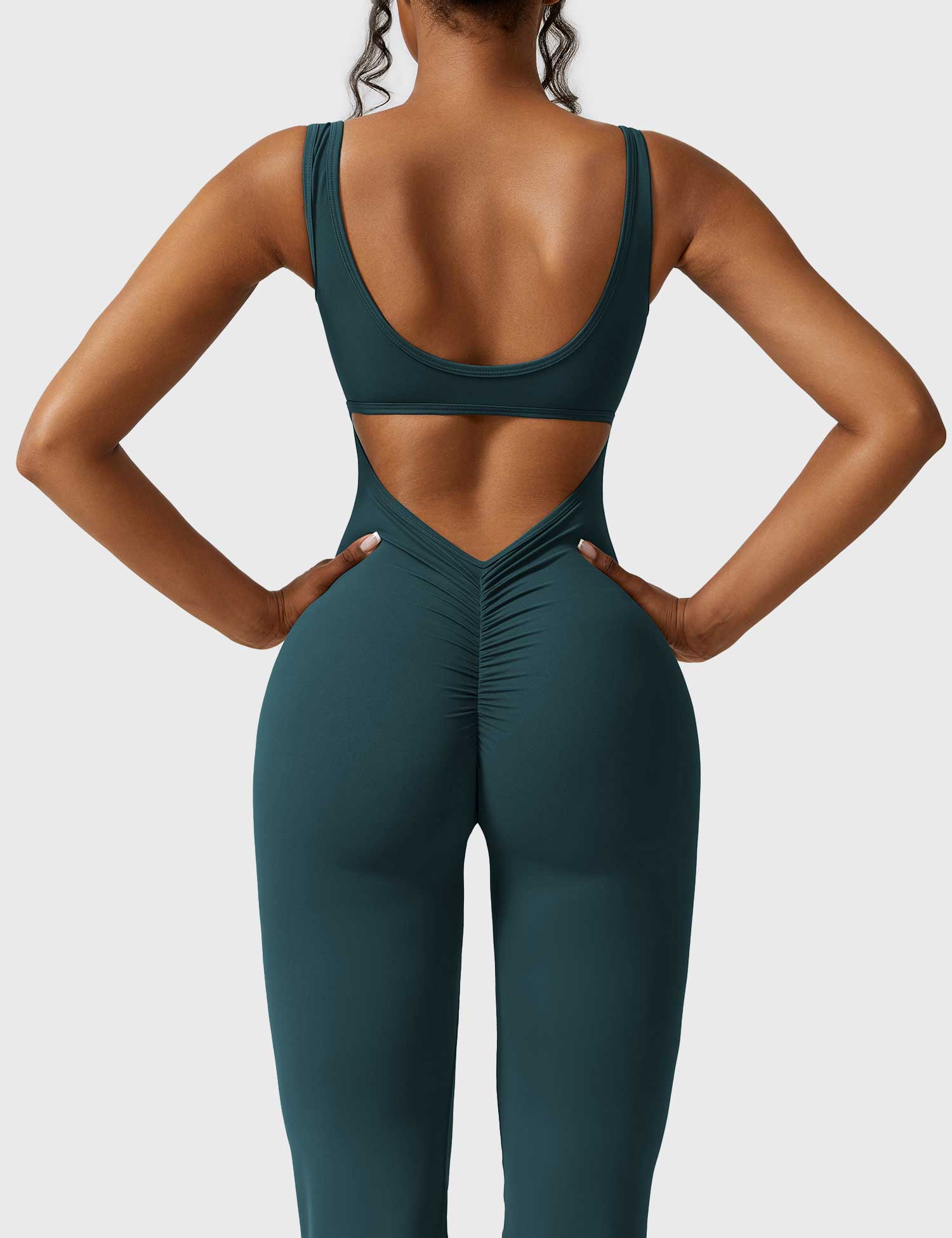 Yeoreo Lizvette jumpsuit met V-rug