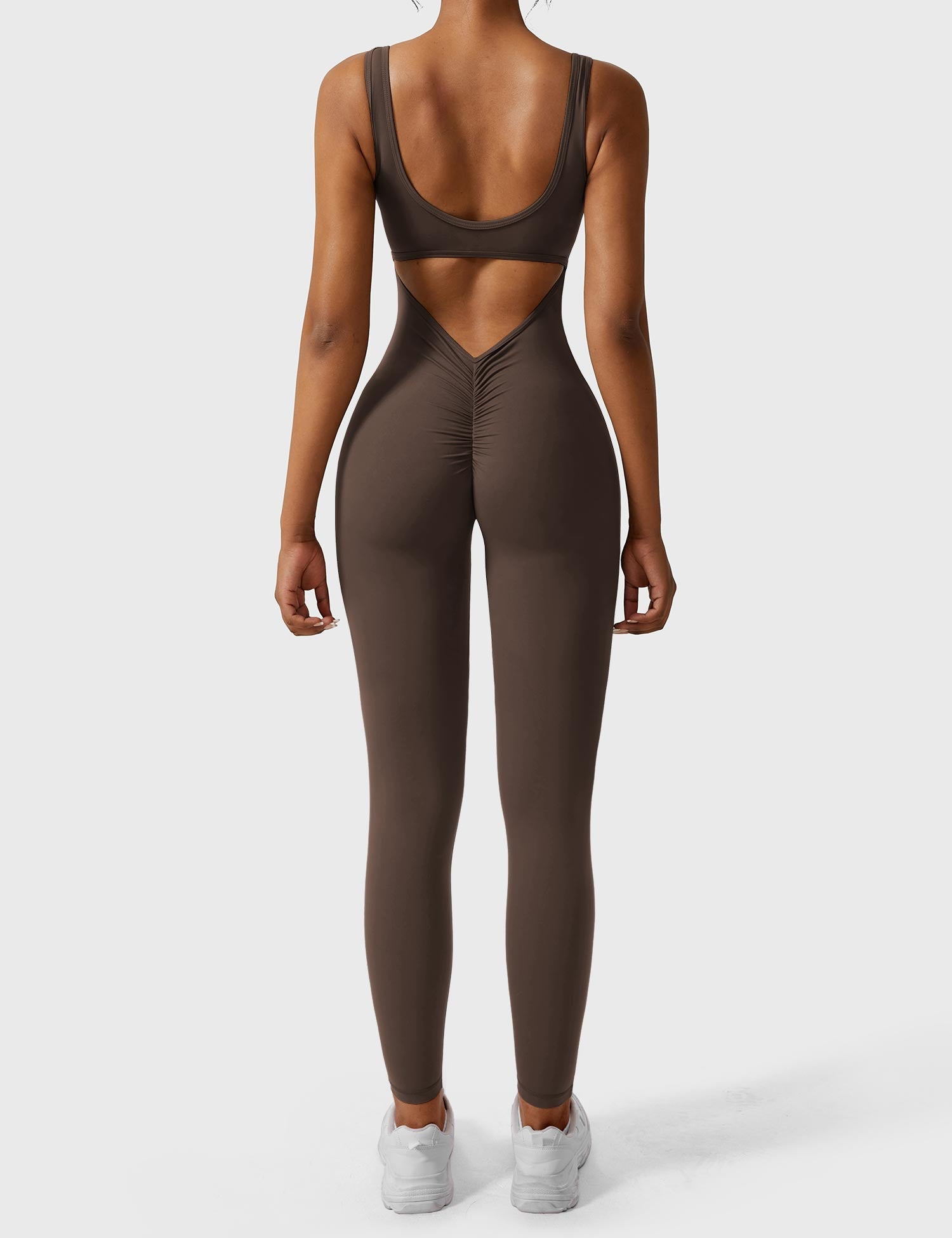 Yeoreo Lizvette jumpsuit met V-rug