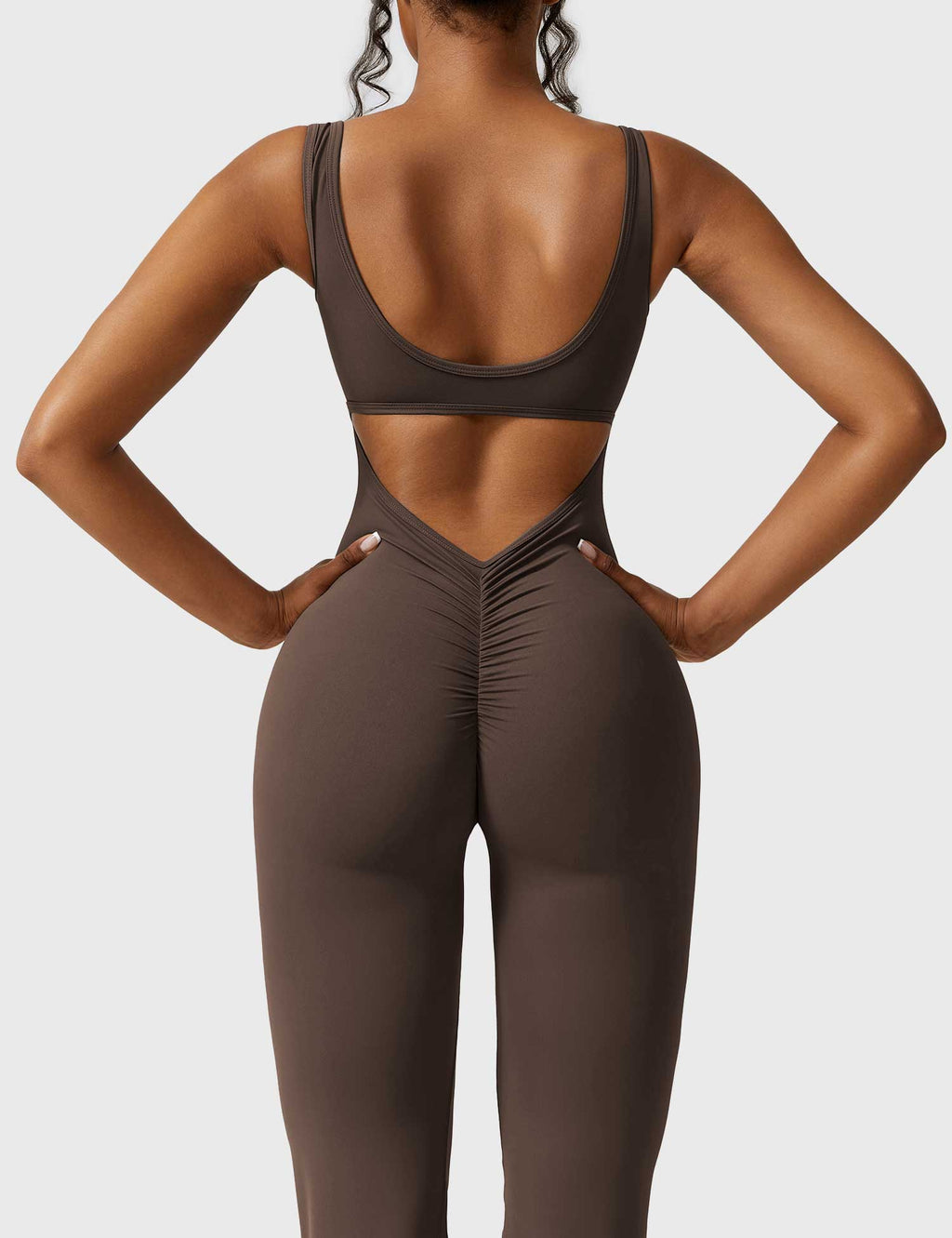Yeoreo Lizvette jumpsuit met V-rug