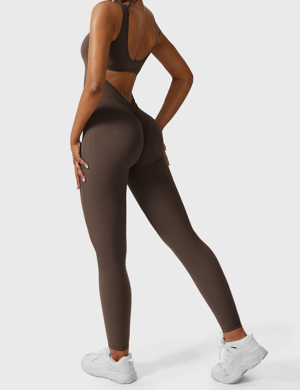 Yeoreo Lizvette jumpsuit met V-rug