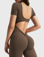 Yeoreo Lizvette jumpsuit met korte mouwen