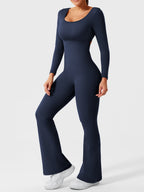 Yeoreo Lizvette jumpsuit met lange mouwen en uitlopende mouwen