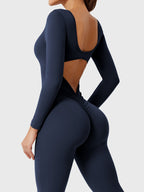 Yeoreo Lizvette jumpsuit met lange mouwen en uitlopende mouwen