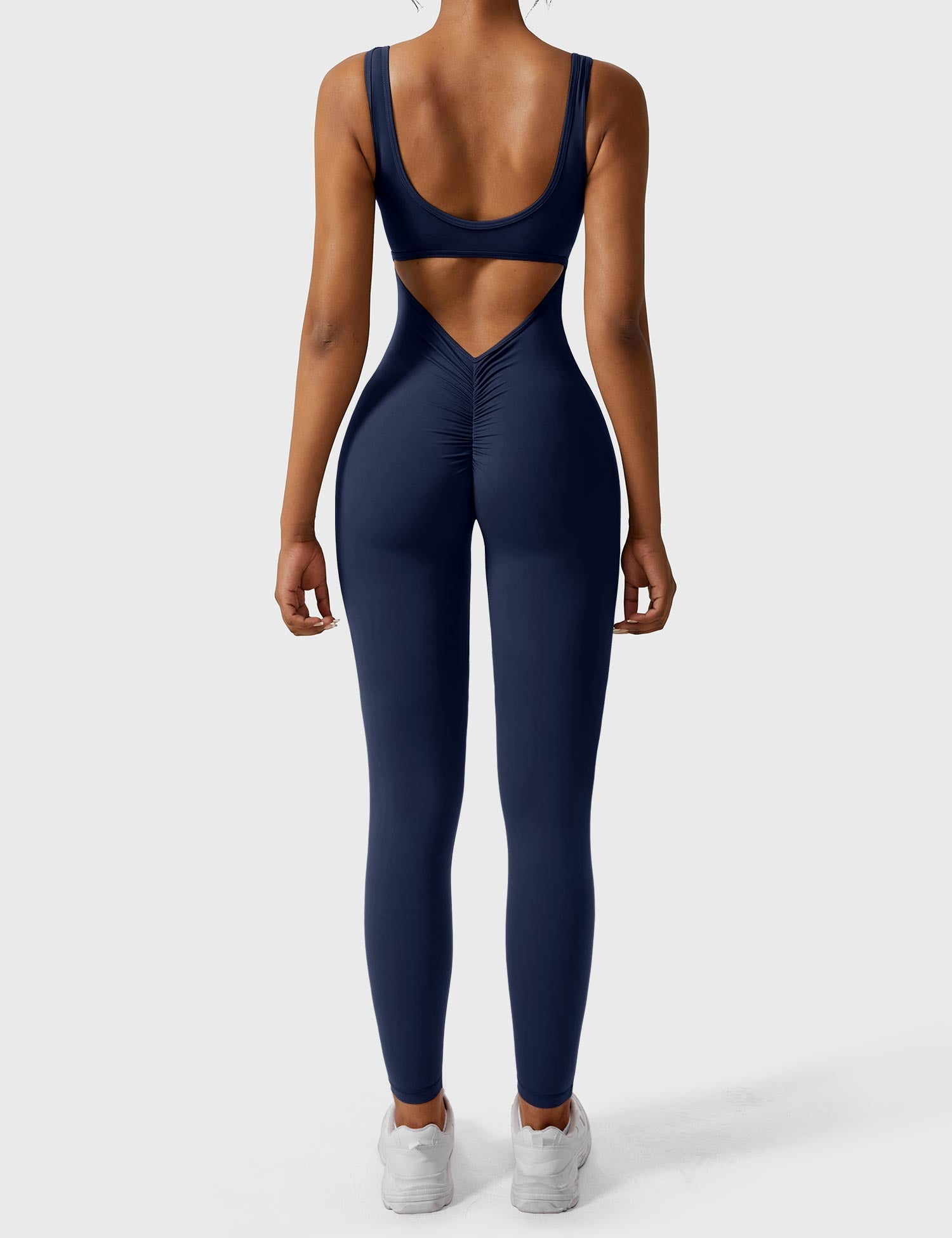 Yeoreo Lizvette jumpsuit met V-rug