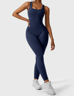 Yeoreo Lizvette jumpsuit met V-rug