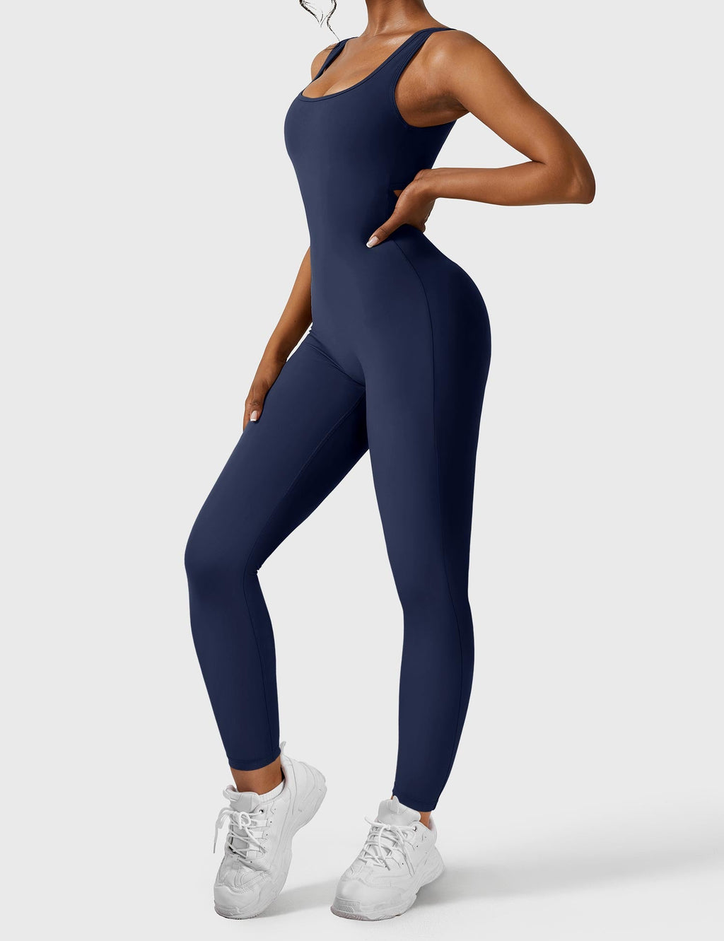 Yeoreo Lizvette jumpsuit met V-rug