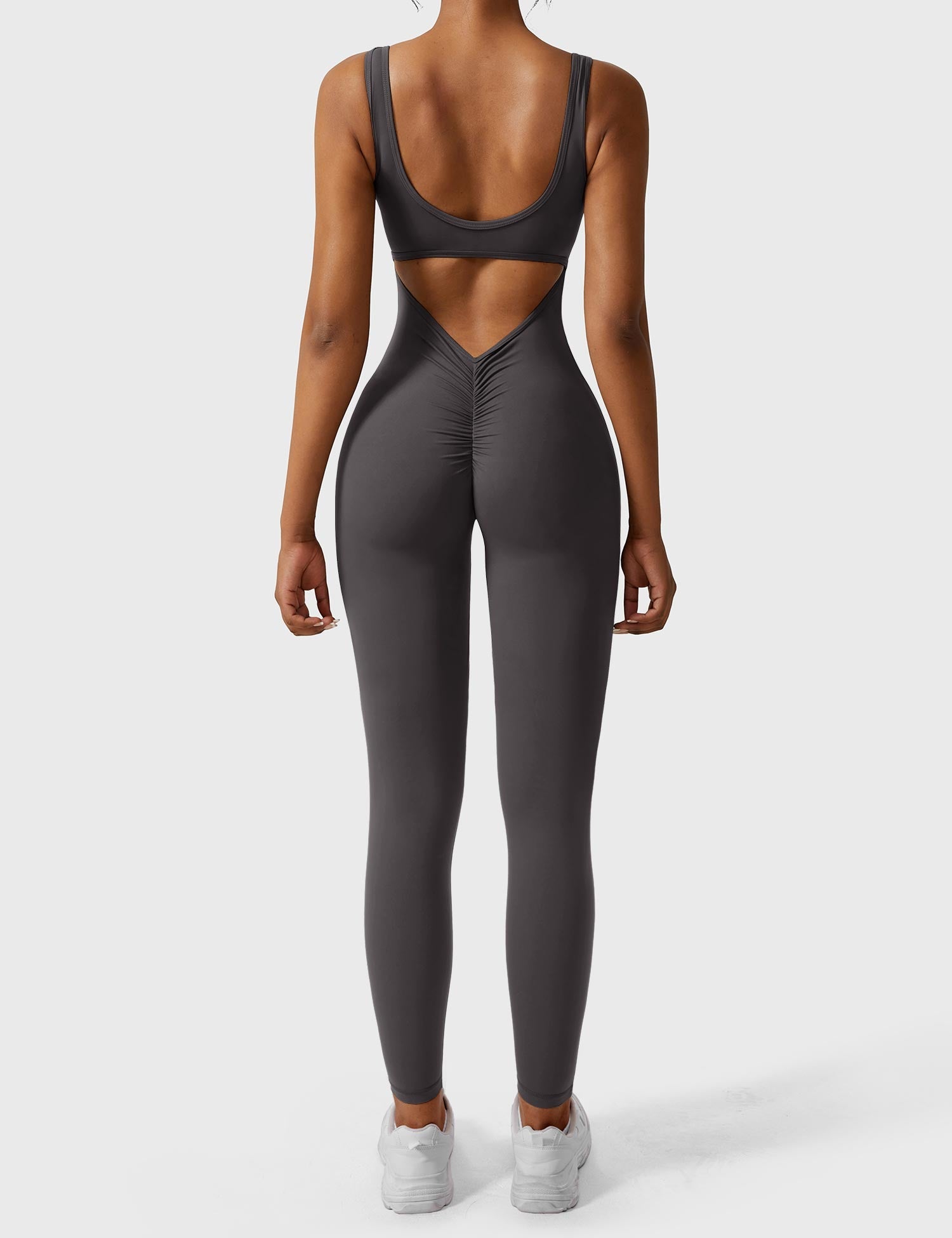 Yeoreo Lizvette jumpsuit met V-rug