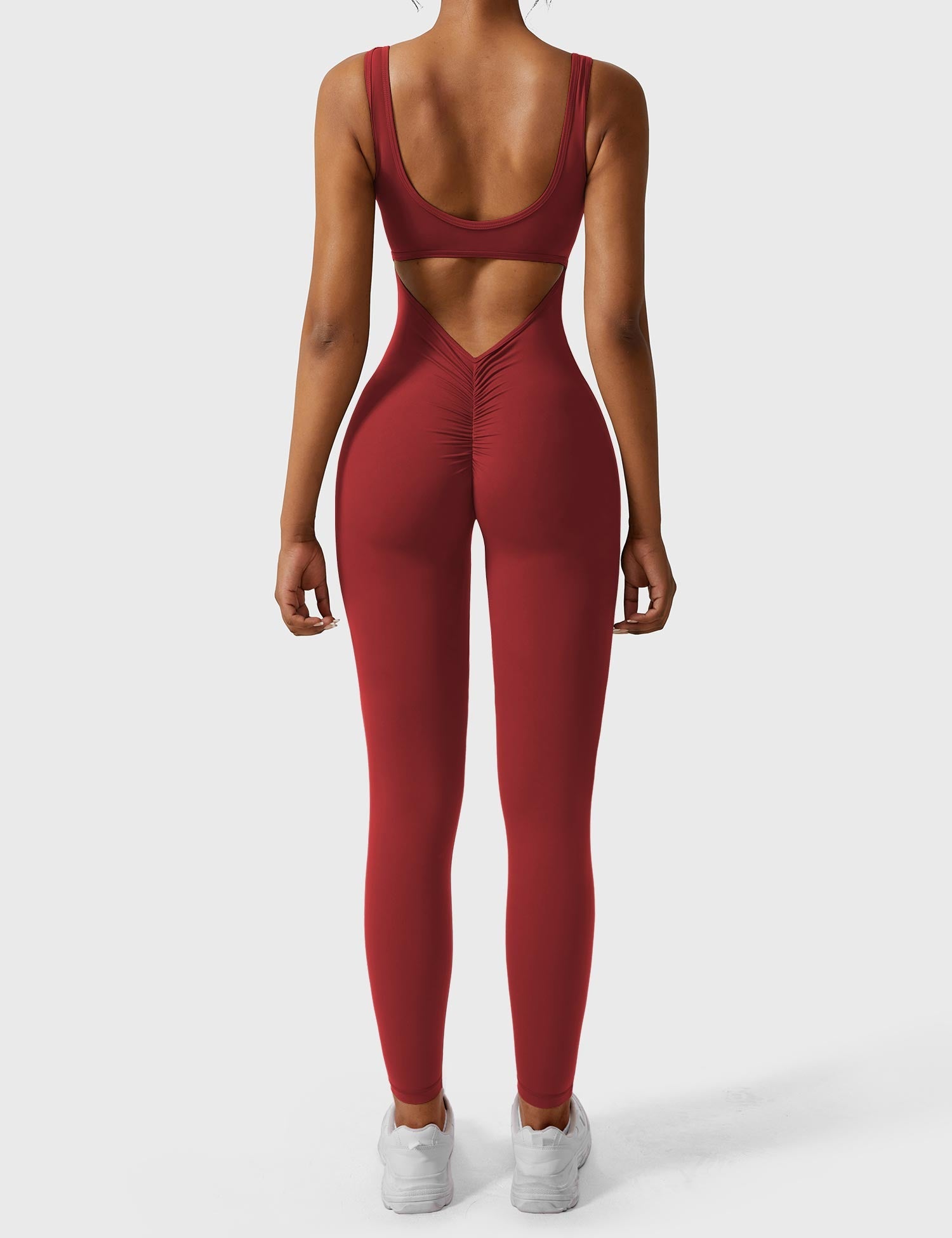 Yeoreo Lizvette jumpsuit met V-rug