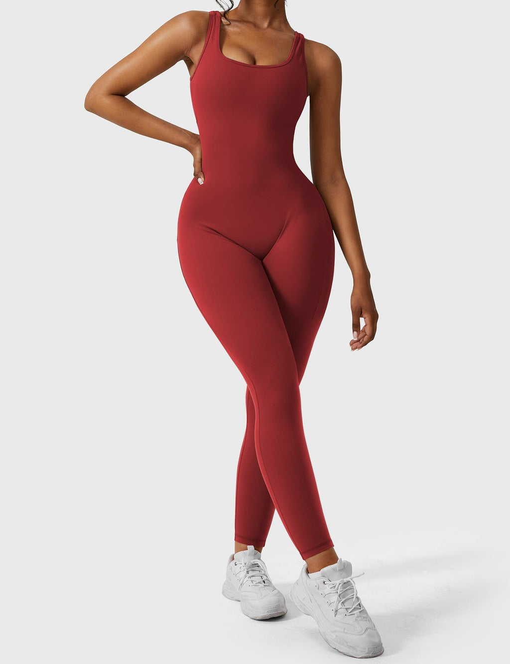 Yeoreo Lizvette jumpsuit met V-rug