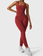 Yeoreo Lizvette jumpsuit met V-rug