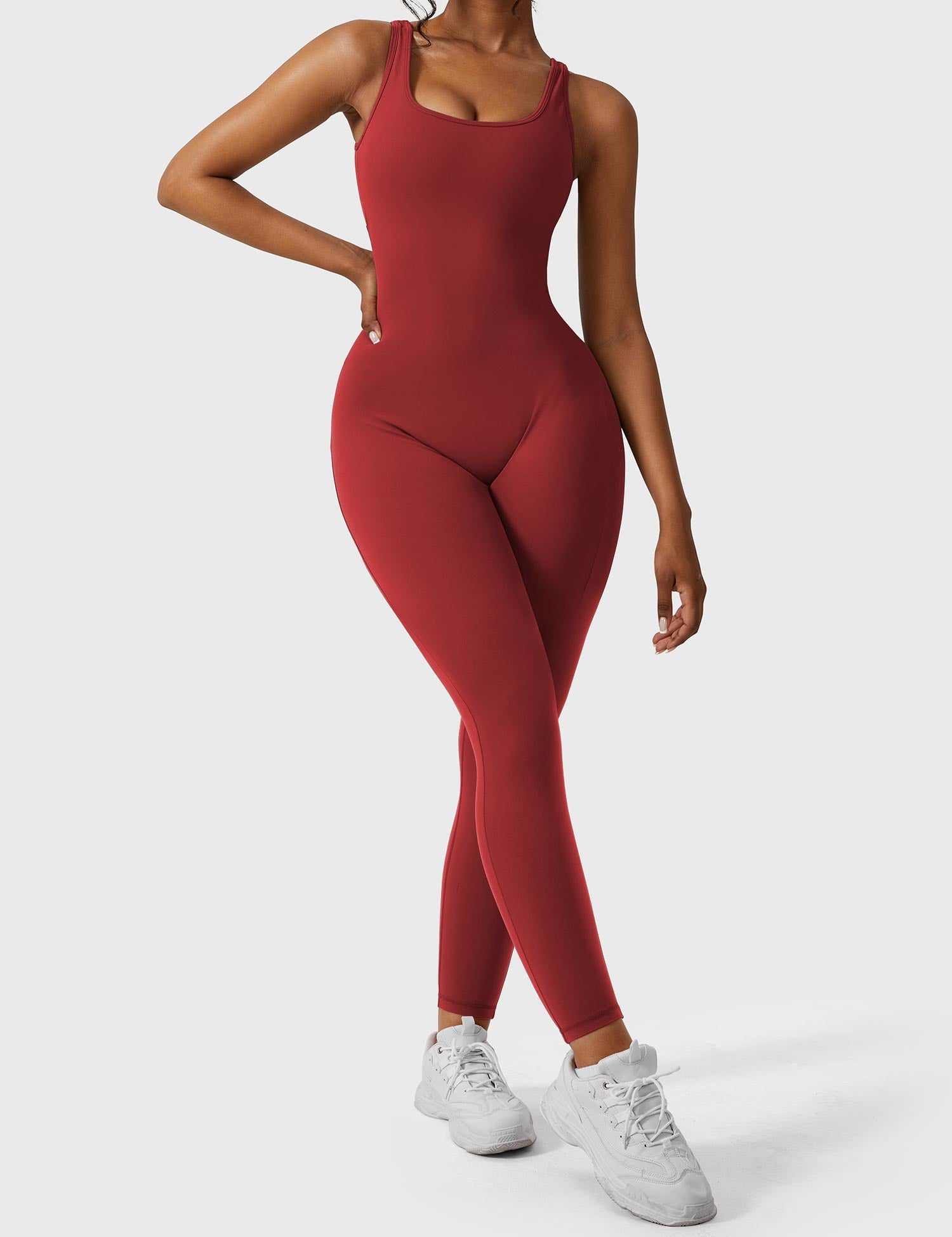 Yeoreo Lizvette jumpsuit met V-rug
