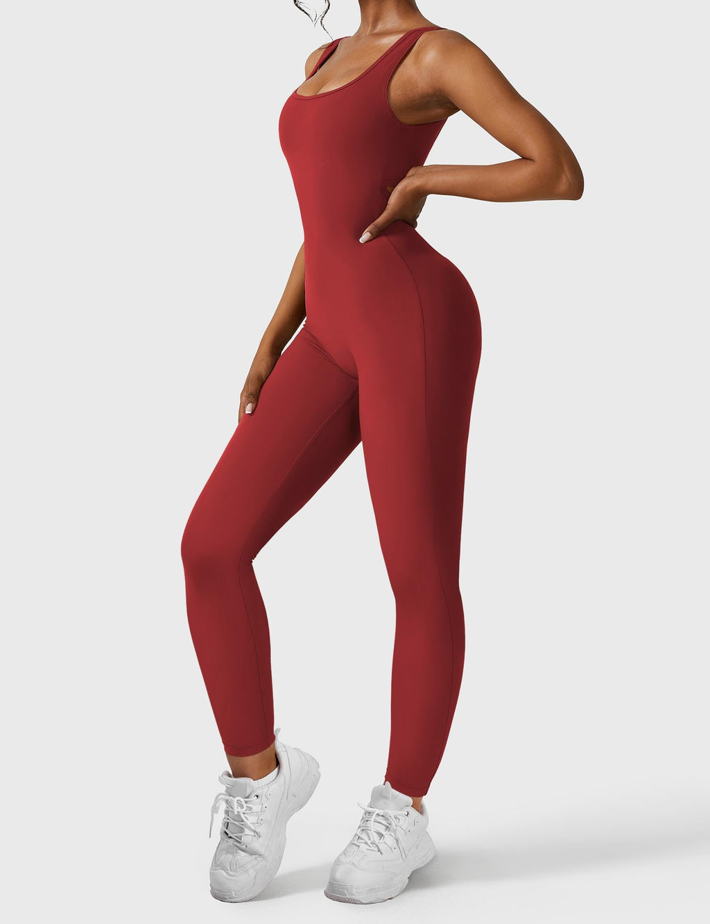 Yeoreo Lizvette jumpsuit met V-rug