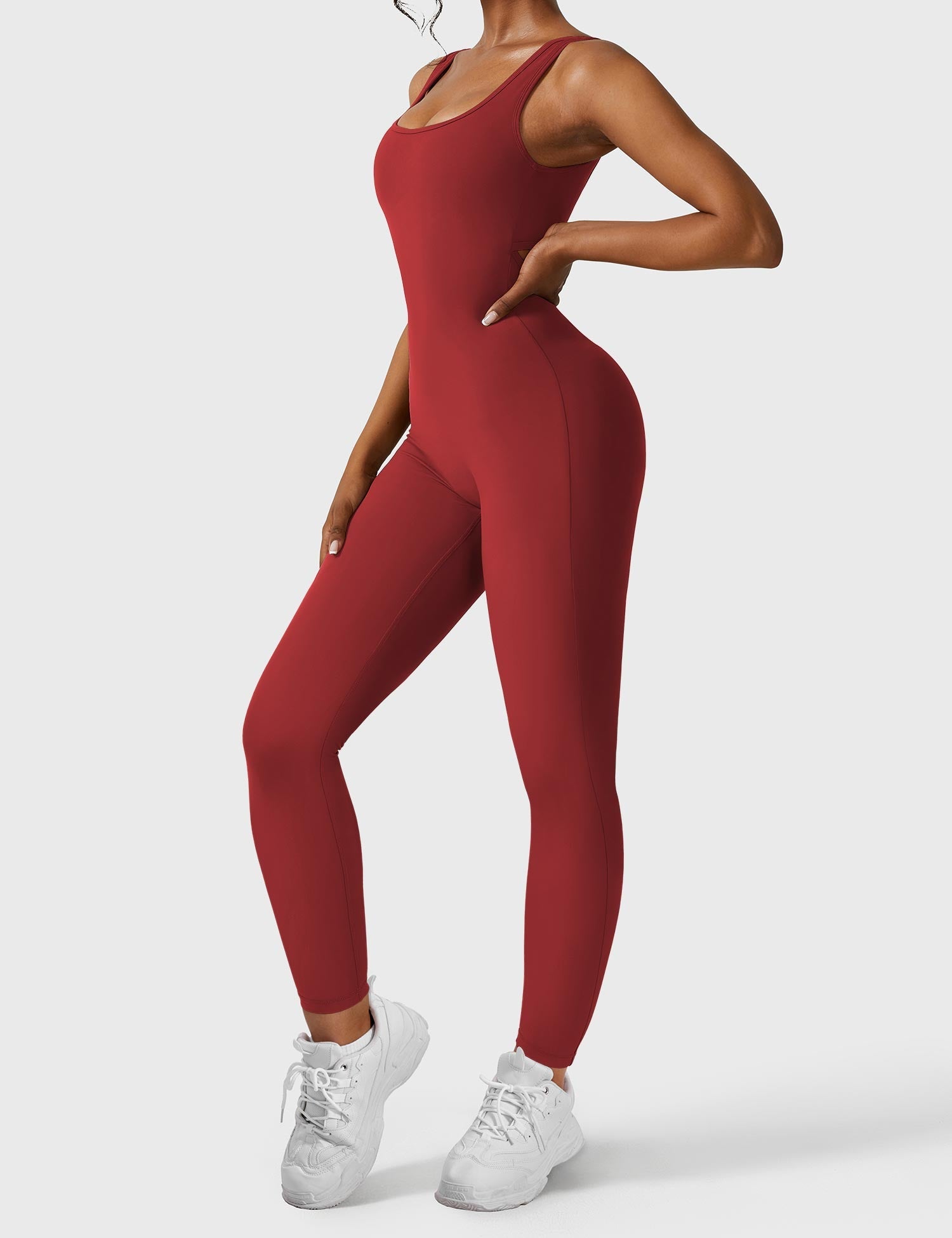 Yeoreo Lizvette jumpsuit met V-rug