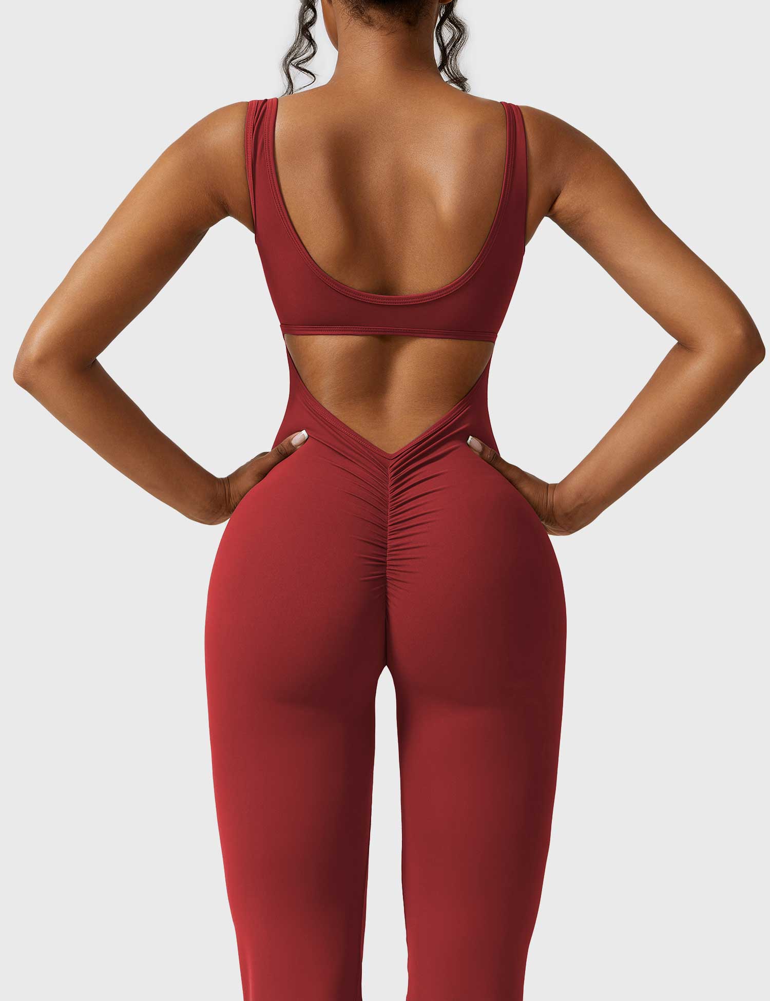 Yeoreo Lizvette jumpsuit met V-rug