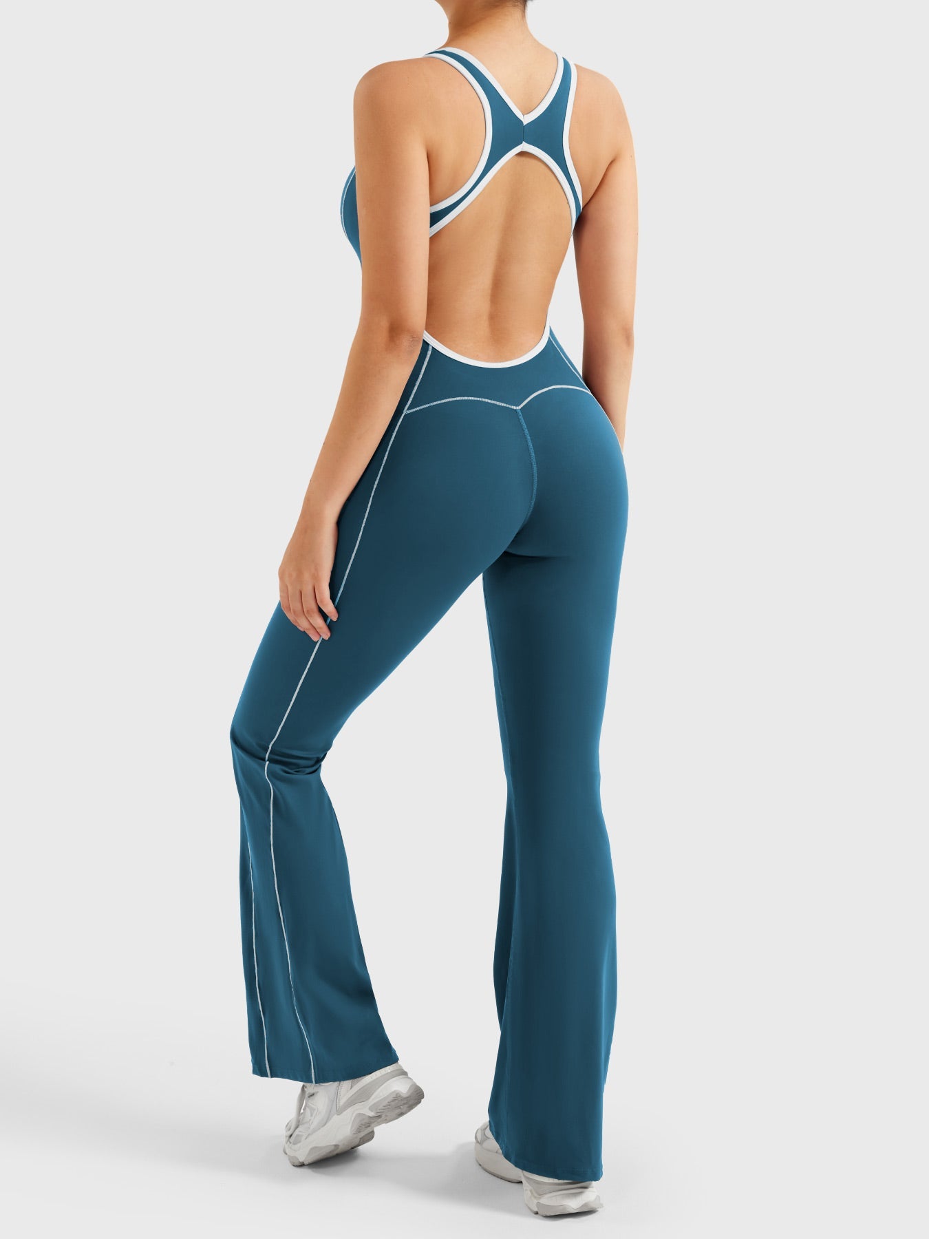 Yeoreo Antonia jumpsuit met contrasterende bies