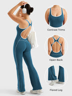 Yeoreo Antonia jumpsuit met contrasterende bies