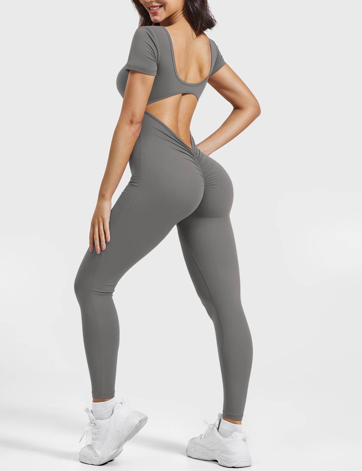 Yeoreo Lizvette jumpsuit met korte mouwen