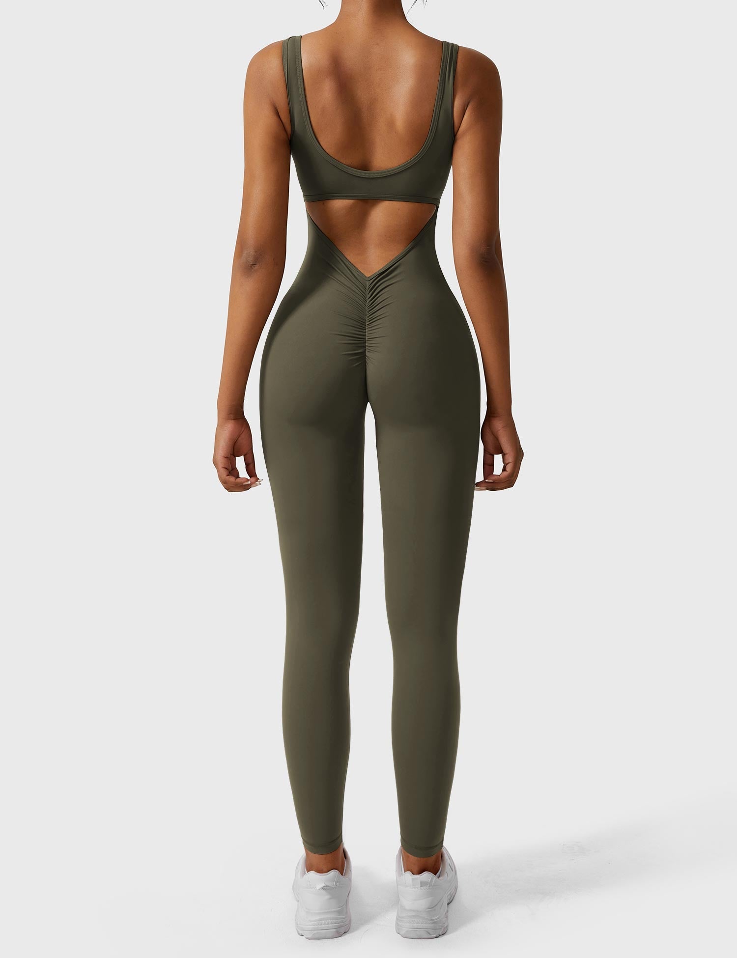 Yeoreo Lizvette jumpsuit met V-rug