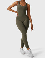 Yeoreo Lizvette jumpsuit met V-rug