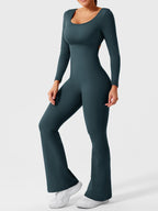 Yeoreo Lizvette jumpsuit met lange mouwen en uitlopende mouwen