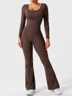Yeoreo Lizvette jumpsuit met lange mouwen en uitlopende mouwen