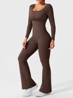 Yeoreo Lizvette jumpsuit met lange mouwen en uitlopende mouwen