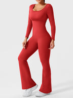 Yeoreo Lizvette jumpsuit met lange mouwen en uitlopende mouwen