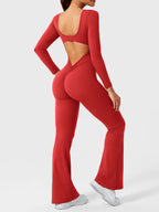 Yeoreo Lizvette jumpsuit met lange mouwen en uitlopende mouwen