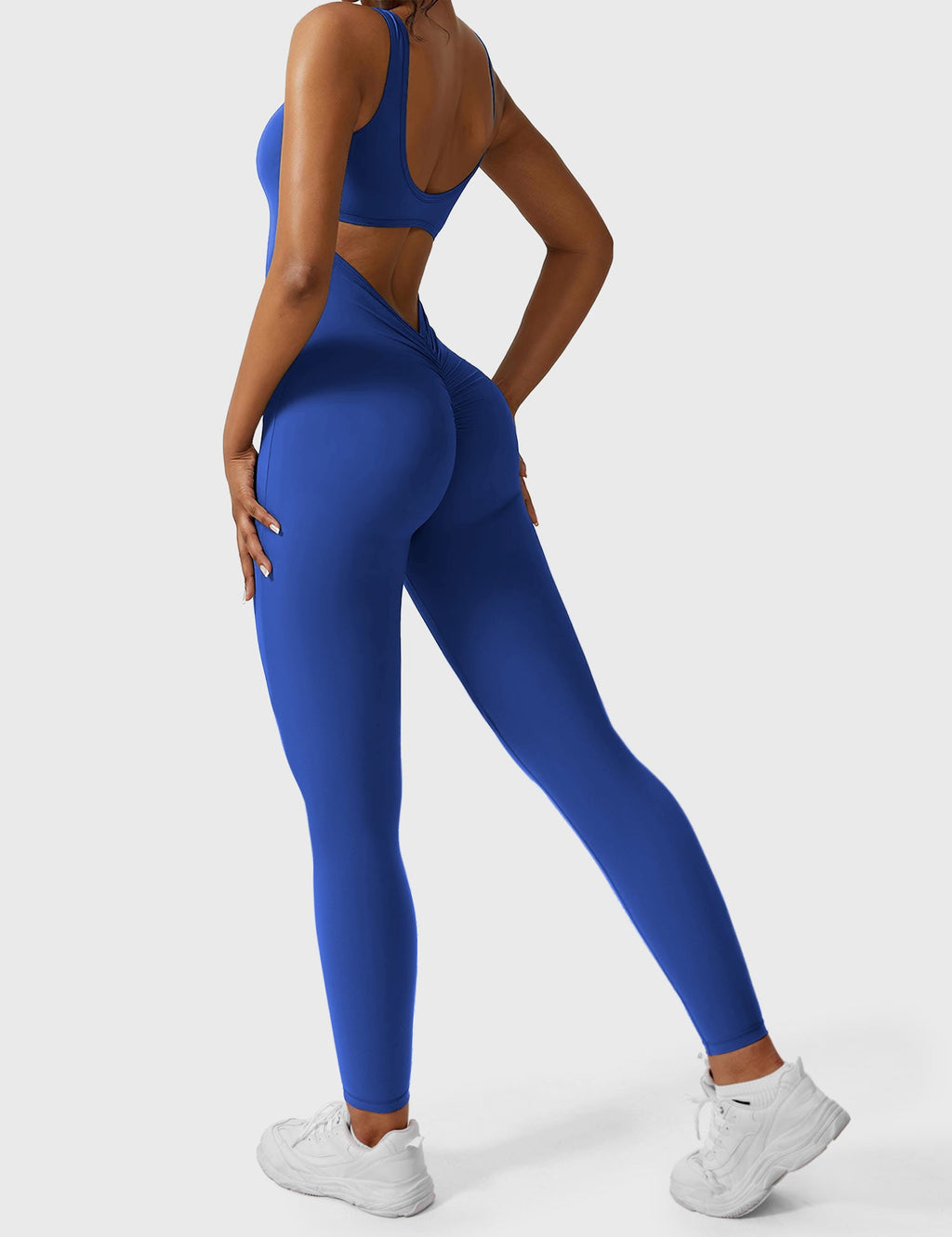 Yeoreo Lizvette jumpsuit met V-rug