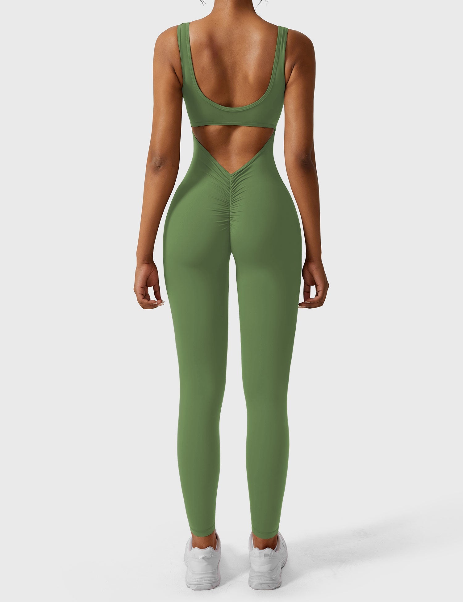 Yeoreo Lizvette jumpsuit met V-rug