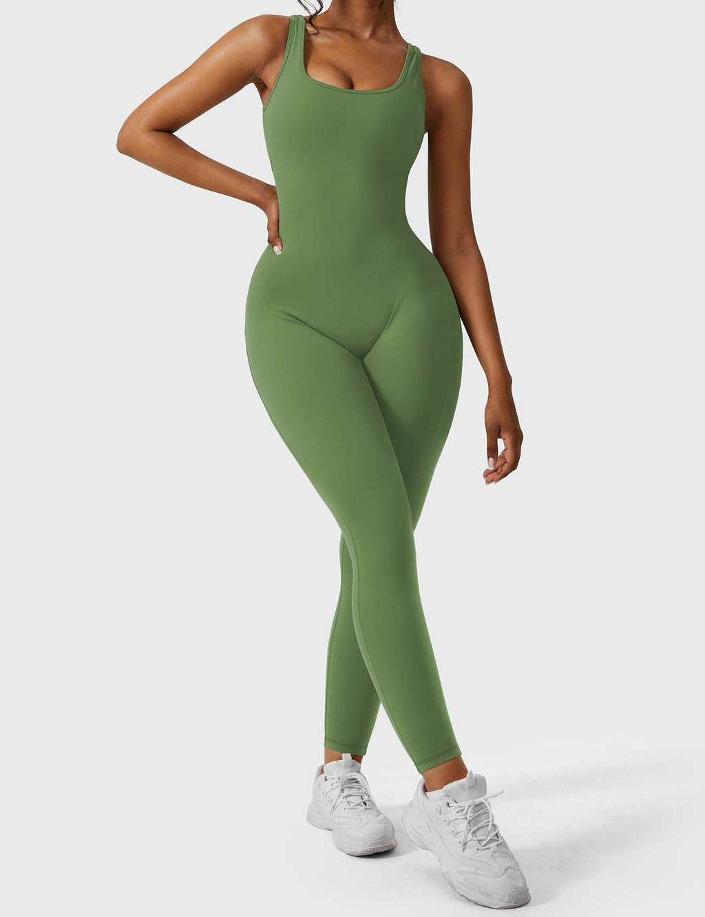 Yeoreo Lizvette jumpsuit met V-rug