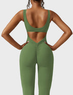 Yeoreo Lizvette jumpsuit met V-rug