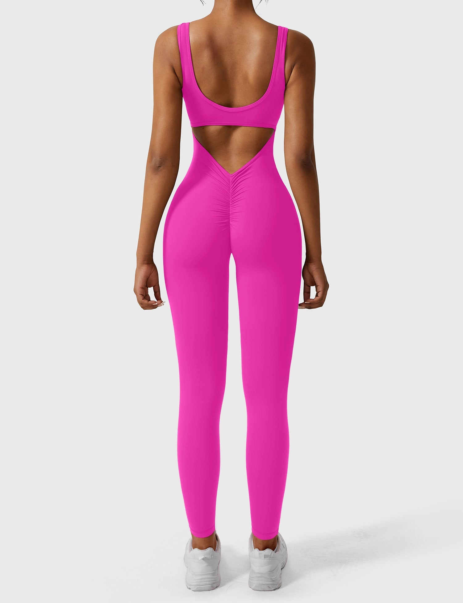 Yeoreo Lizvette jumpsuit met V-rug