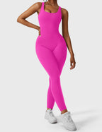 Yeoreo Lizvette jumpsuit met V-rug