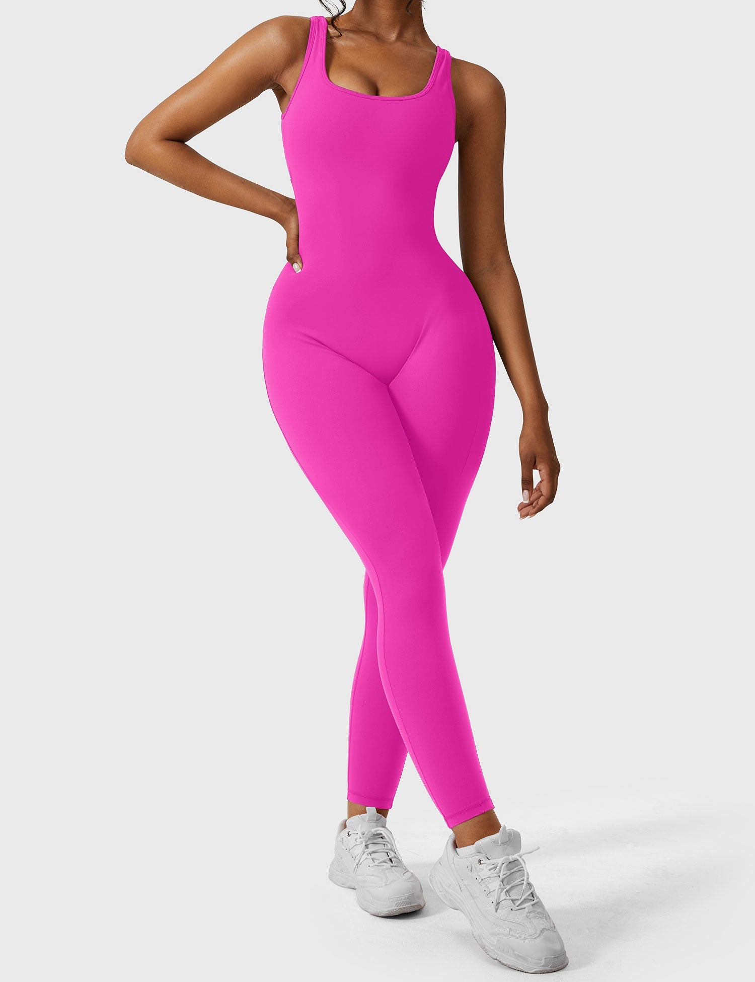 Yeoreo Lizvette jumpsuit met V-rug
