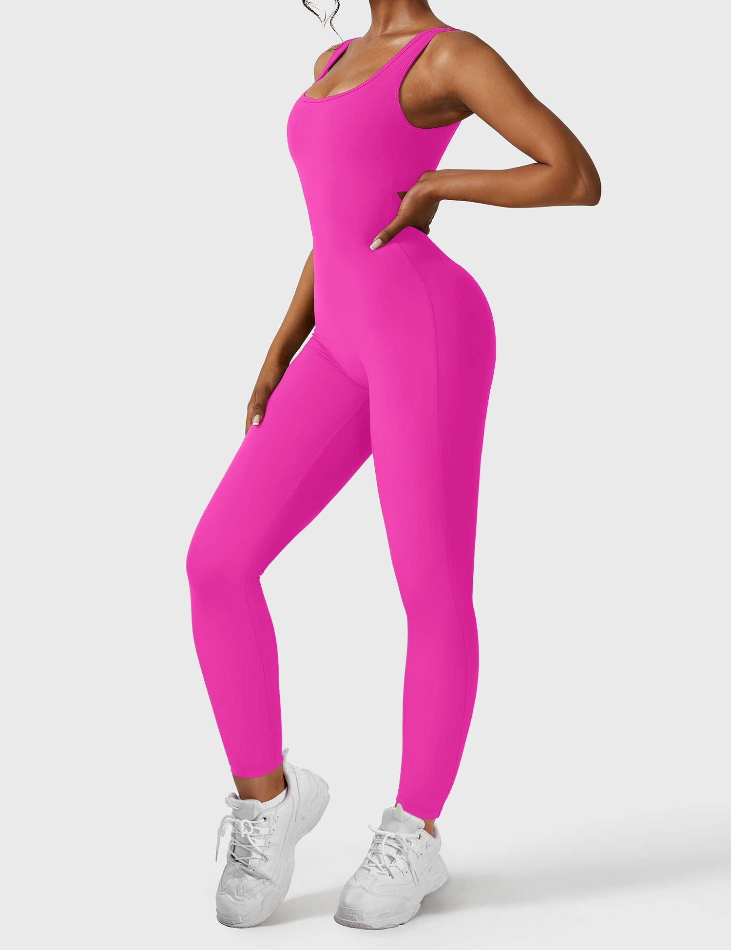 Yeoreo Lizvette jumpsuit met V-rug