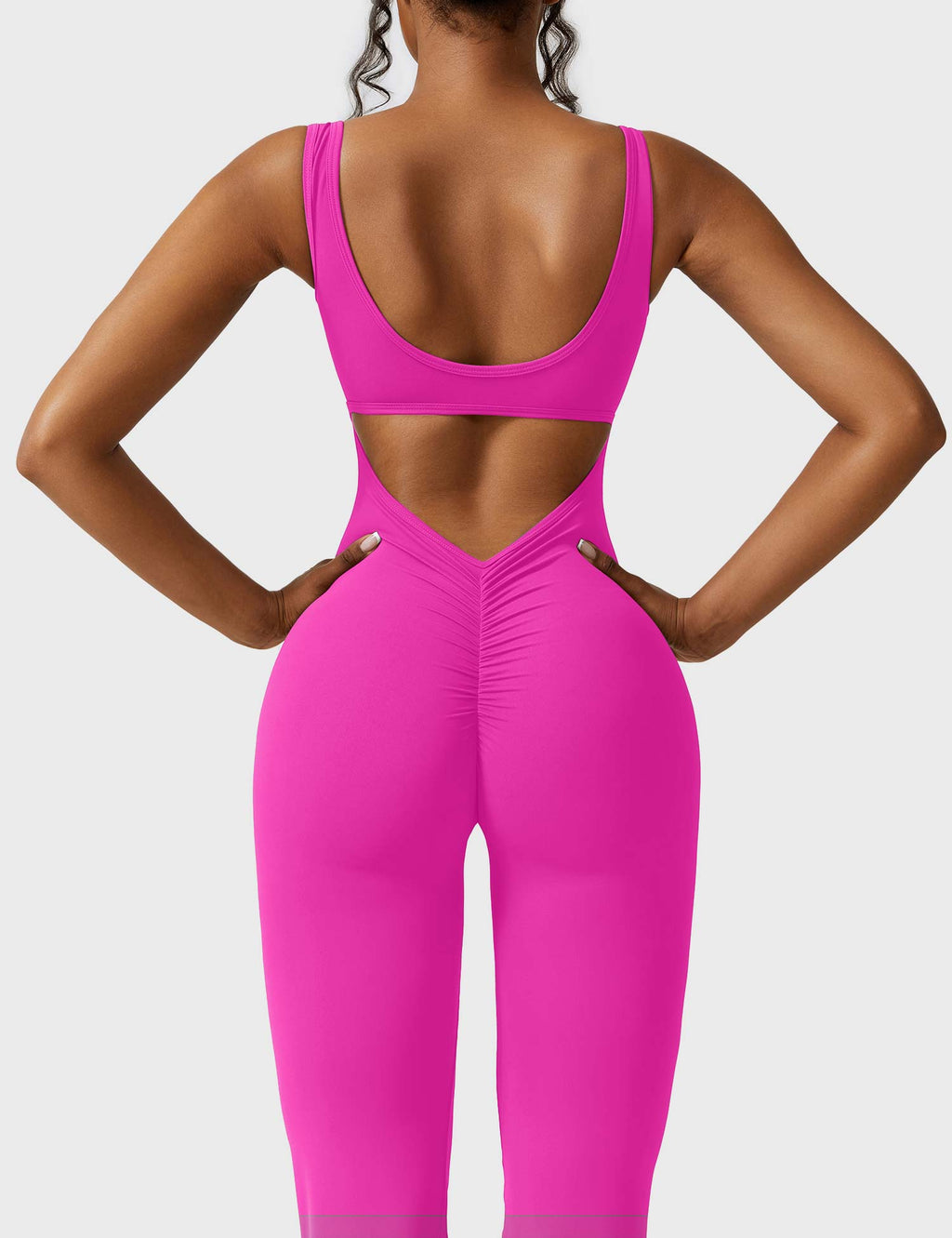 Yeoreo Lizvette jumpsuit met V-rug