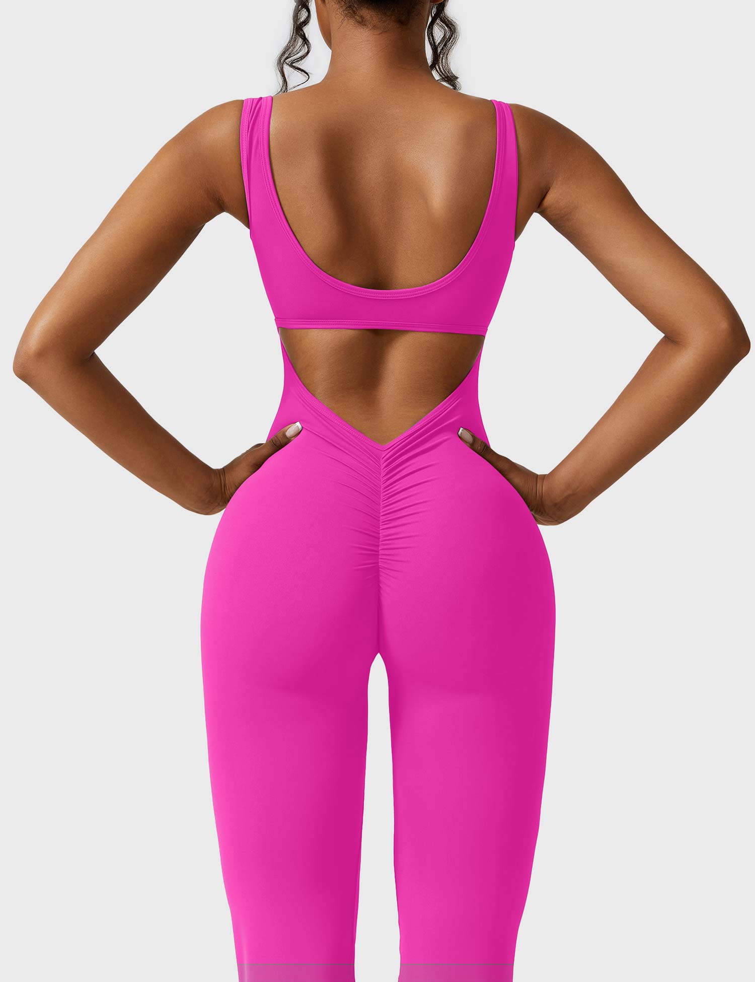 Yeoreo Lizvette jumpsuit met V-rug