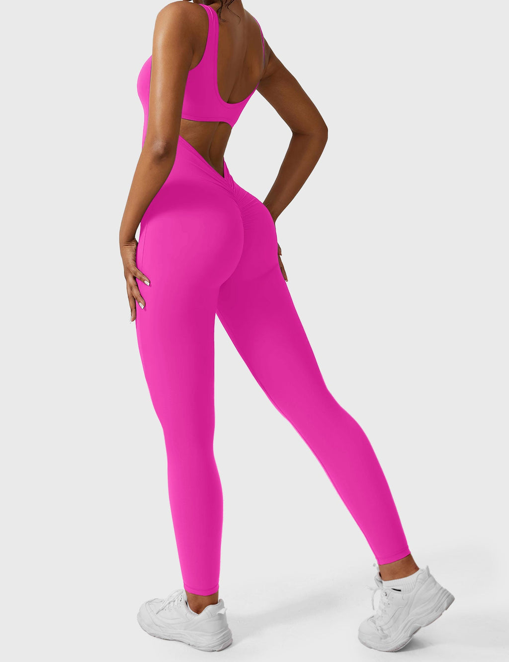 Yeoreo Lizvette jumpsuit met V-rug