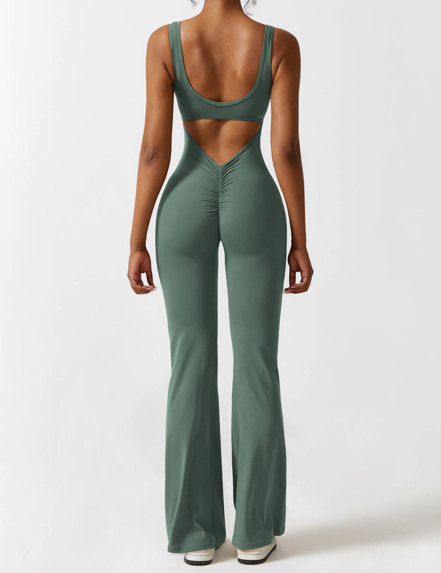 Yeoreo Lizvette uitlopende jumpsuit