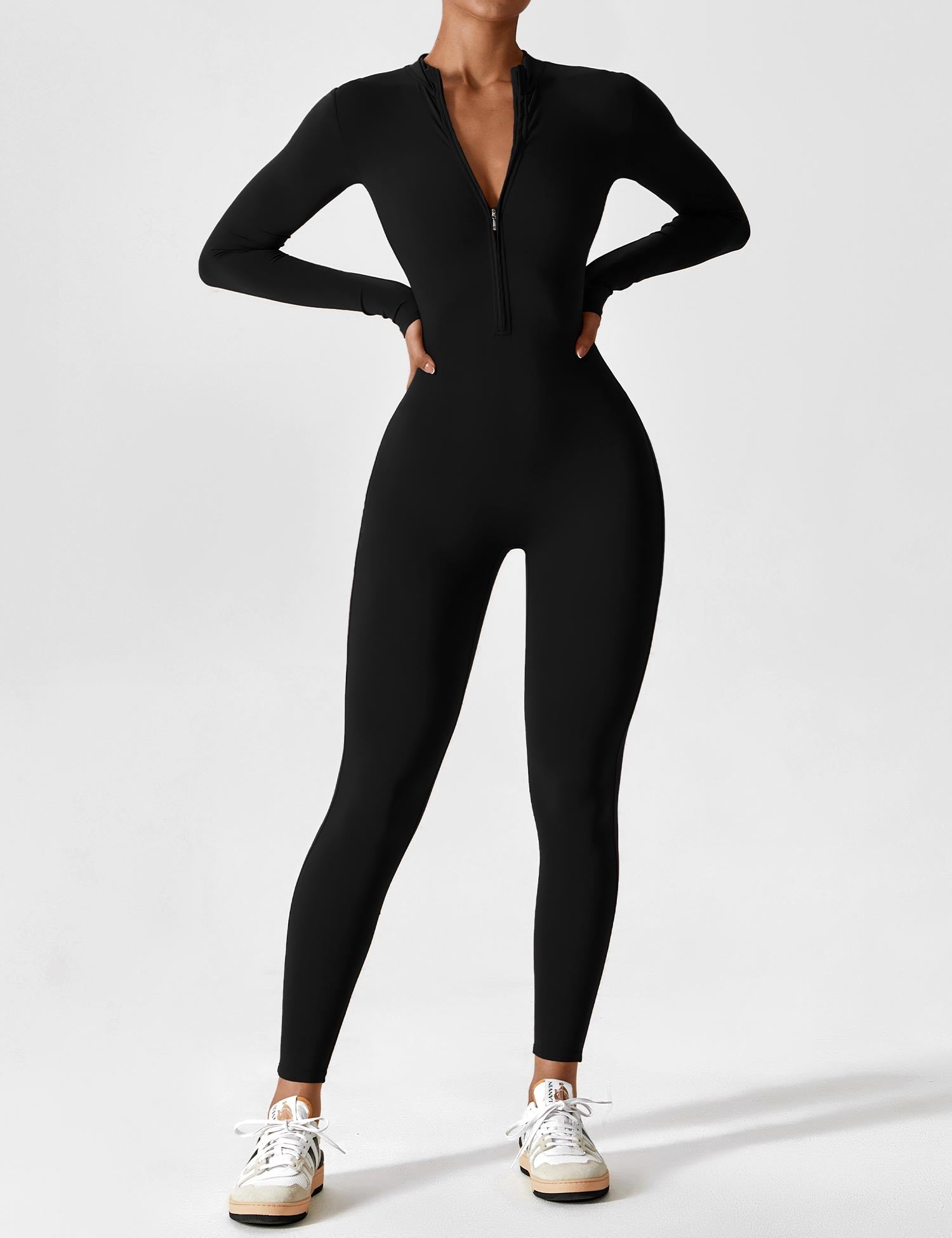 Yeoreo jumpsuit met lange mouwen en rits