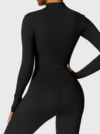 Yeoreo Belle Fleece jumpsuit met lange mouwen en rits
