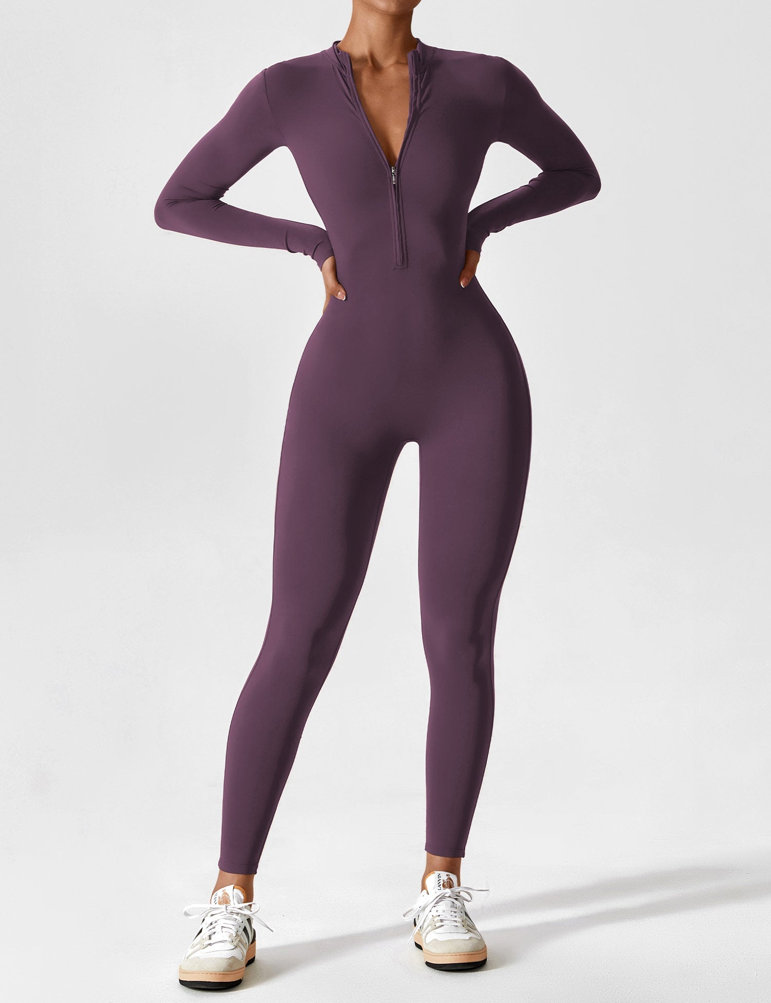 Yeoreo jumpsuit met lange mouwen en rits
