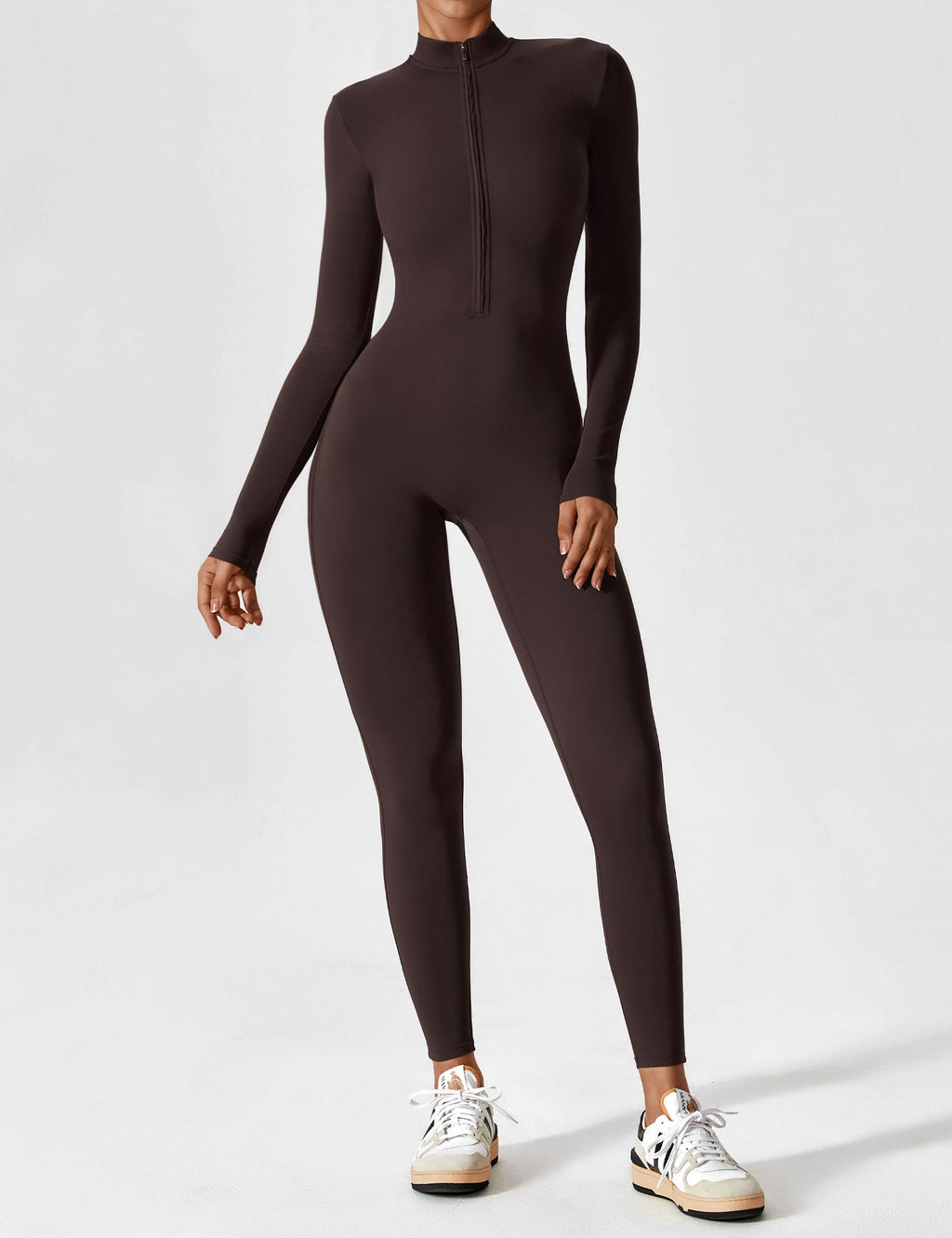 Yeoreo jumpsuit met lange mouwen en rits