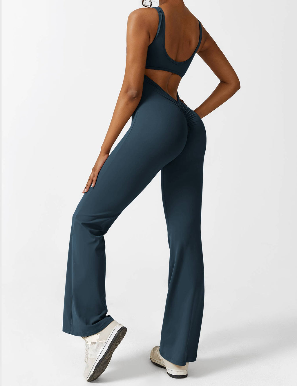 Yeoreo Lizvette uitlopende jumpsuit