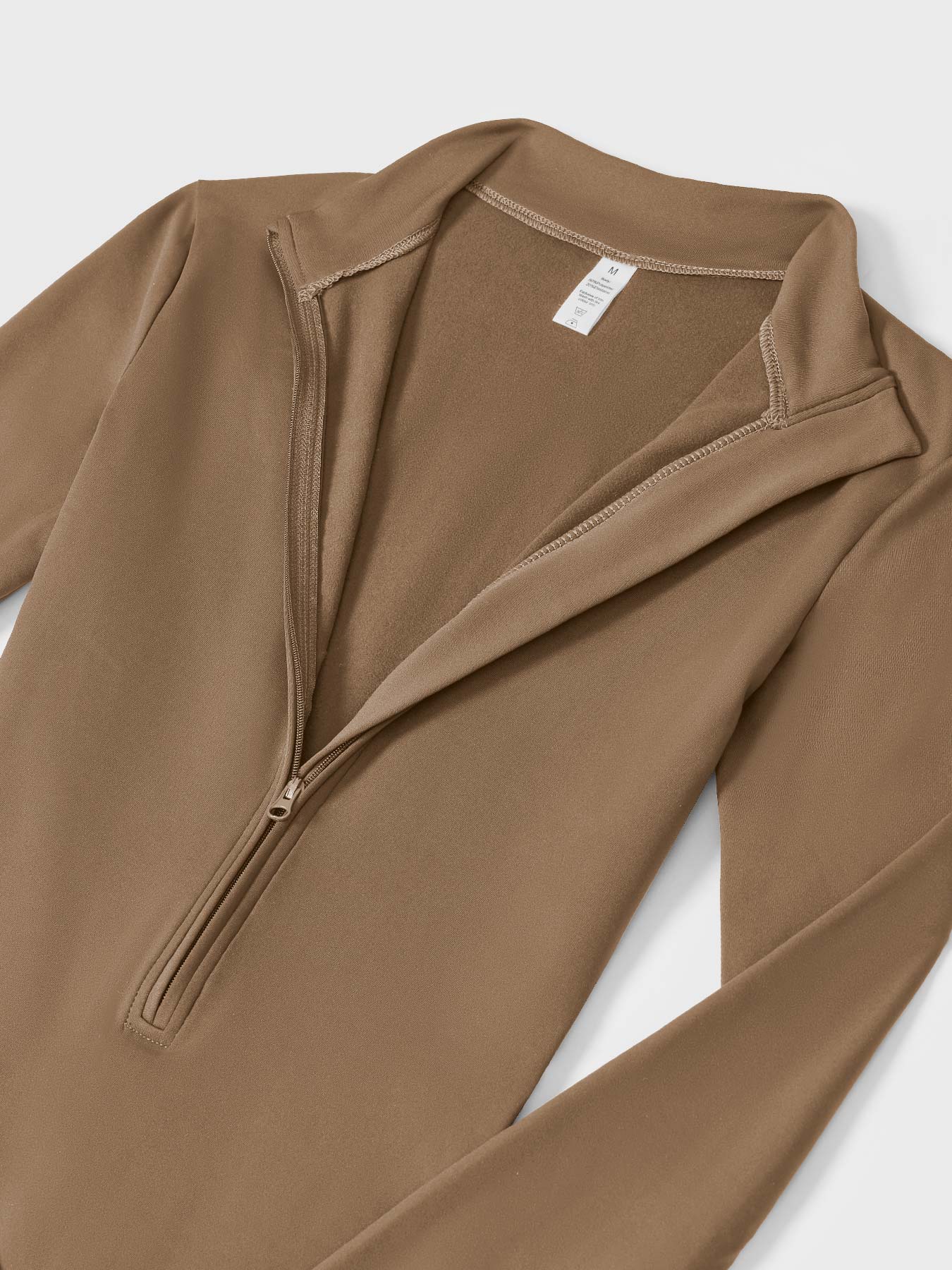 Yeoreo Belle Fleece jumpsuit met lange mouwen en rits