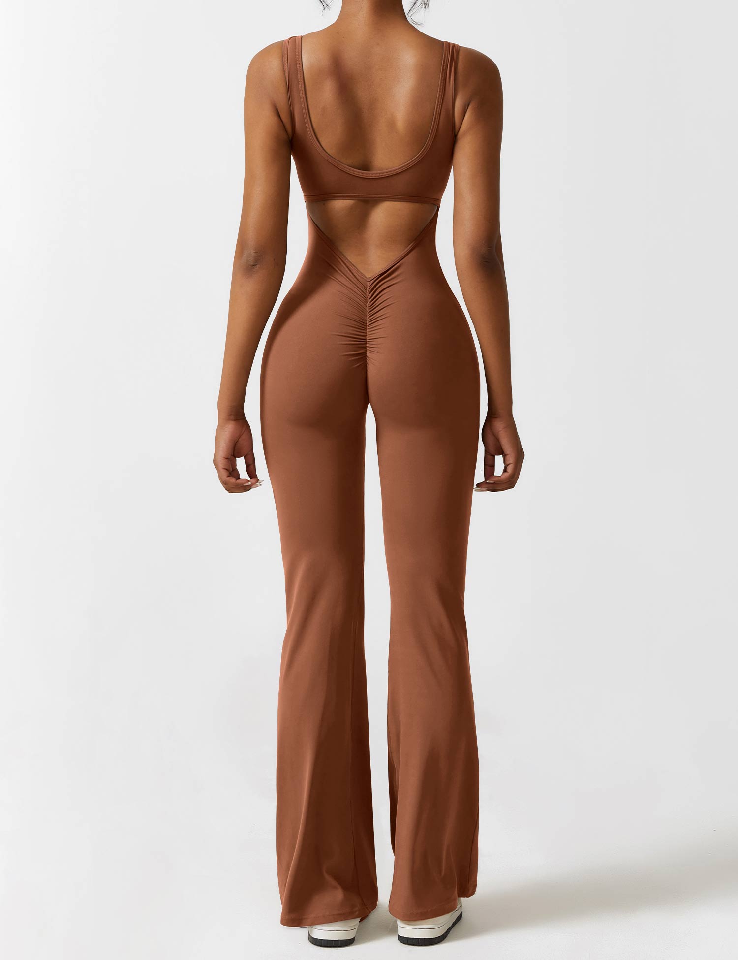 Yeoreo Lizvette uitlopende jumpsuit