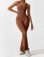 Yeoreo Lizvette uitlopende jumpsuit